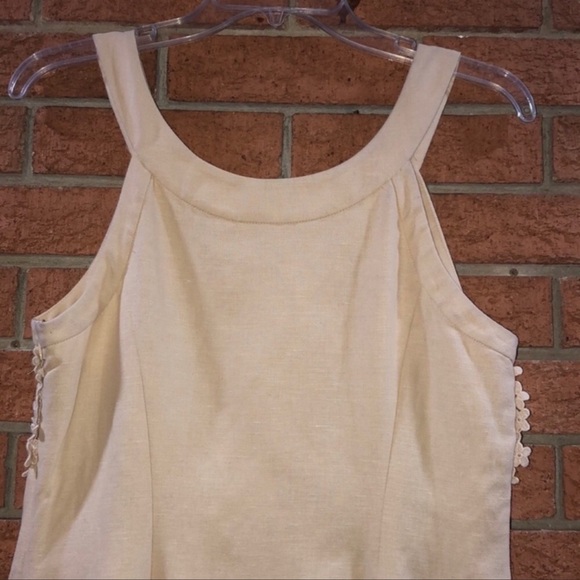 ANTHROPOLOGIE OLEANDER OPENWORK SHIFT DRESS - Picture 6 of 8